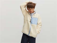 Mads Nørgaard Jeffo fleece jacket vanilla custard